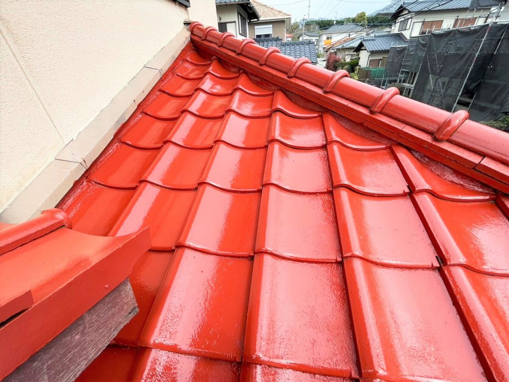 宇美町　Y様邸　屋根塗装　完工 (3)